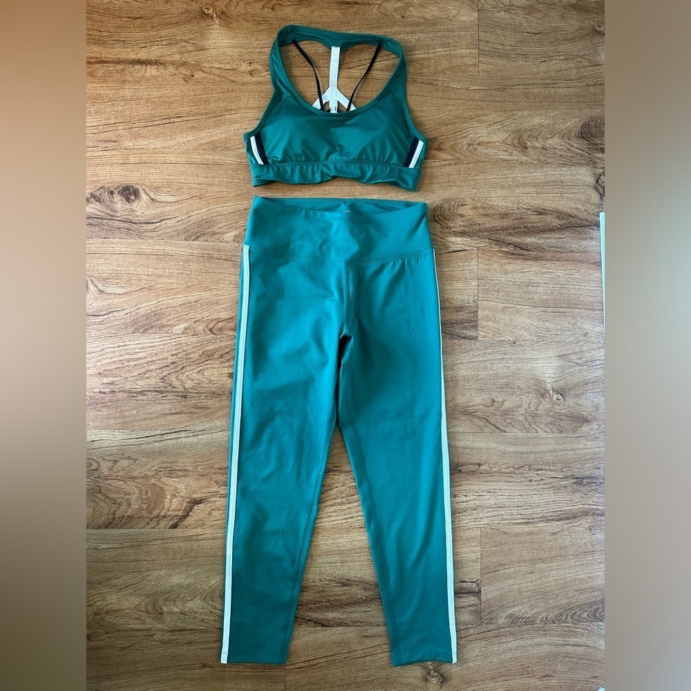 Set of 2 items. Cycle House by Marika. Leggings size L and sports bra size Med - Picture 2 of 14